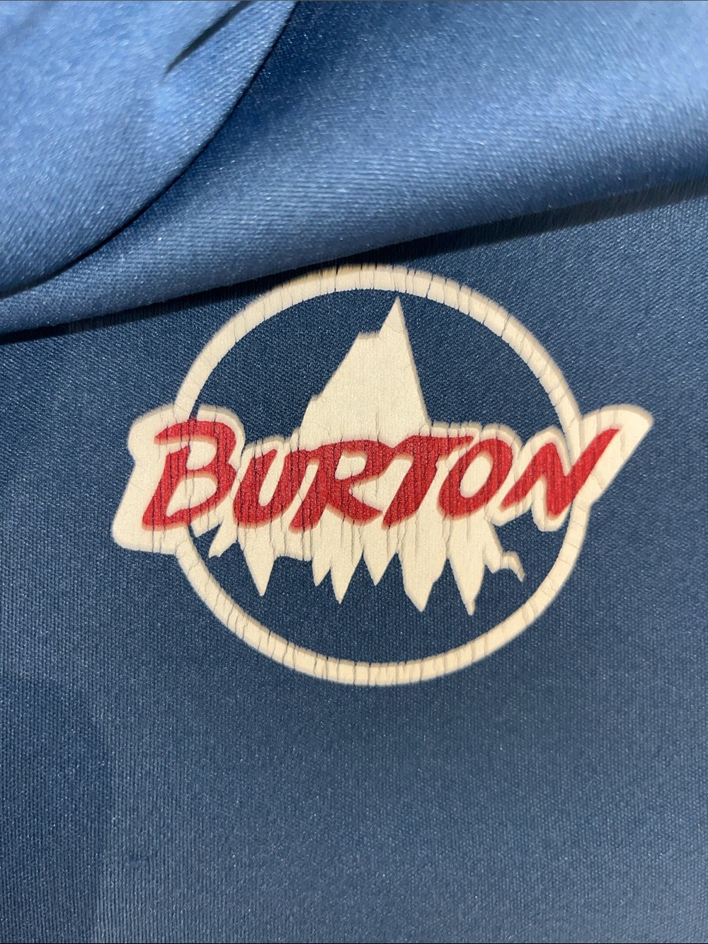 Burton Colorado Avalanche Blue Snowboard Ski Winter LS Hooded Hoodie Sweatshirt - Picture 2 of 5